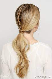 3 Edgy Hairstyles Missy Sue Hair Styles Edgy Hair Braided Ponytail Hairstyles