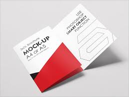 Free flyers mockup for presentation. 36 A5 Brochure Mockups Psd Free Download Creativetemplate