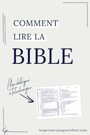 Ma Routine Lecture De La Bible L Esperance Au Quotidien Blog Chretien Lecture Biblique La Bible Cahiers De Priere