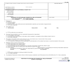 This Is A California Form That Can Be Used For Family Law Parentage Actions Within Judicial Council Download This Form For Fr Parenting California Parentage