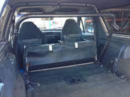 Interior bars toms bronco parts traxxas 8010a ford bronco sunset painted body for trx 4 rc. 1978 1996 Ford Bronco Rear Fully Welded 4 Point Roll Cage W Bolt In Legs Br9