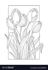You can make your tulips fancy and variegated by leaving stripes of white or using a. Coloring Page Flowerg Book Pictures Of Flowers Pages Mayhemcolor Co Page Full Size Books Free Printable New Pot Collection Sheet Simple