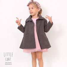 Little Girls Coat Pattern Pdf Children Sewing Patterns Sizes 3t 4 5 6 7 And 8 Years Girls Jacket Pattern Little Girls Coats Coat Pattern Sewing