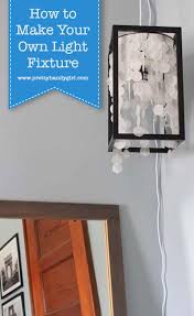Ceiling light fixtures and vanity lights are just as easy to replace and you can follow the same steps. Make Your Own Light Fixture Pretty Handy Girl