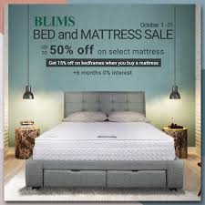blims bed and mattress sale from october 1 31 2020 mattress sales bed mattress