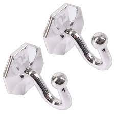 Maybe you would like to learn more about one of these? 2 X Self Adhesive Silver Curtain Tie Back Hooks Stick On Tassel Rope Cord Holder On Onbuy