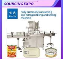 Can Seamer Automatic Powder Canning Vacuum Nitrogen Flushing Can Sealing Machine