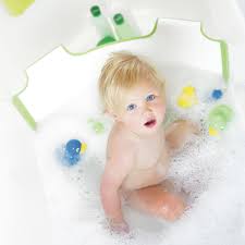 Thielsch bietet lösungen für das baden und duschen. Babydam Badewannenverkleinerer Weiss Grun Babyjoe Ch