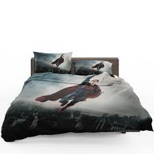 Bedding set included with comforter. Man Of Steel Movie Superman Bedding Set Bestmoonshop