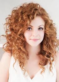 Red ginger with thin hair topped with brushed up with pocky pinched texture. Esperanza Voskrensky Scarletts Mother Hair Styles Curly Hair Styles Curly Hair With Bangs