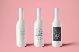 Download Free White Ceramic Branding Bottles Psd Mockup Creativebooster Bottle Mockup Wine Bottle Label Design Plastic Bottles Labels PSD Mockup Templates