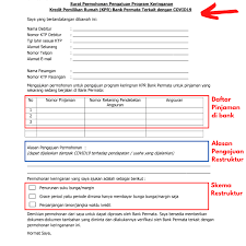 Pengalaman Cara Restrukturisasi Kredit Kpr Bank Pandemi Covid 19