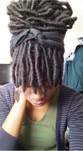 Enjoy your knotted inverted bun with a splash of color in it! Pin On Locs