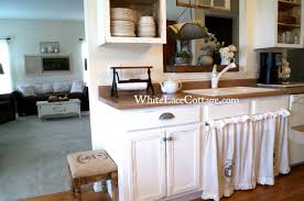kitchen sink skirt a painted blanket