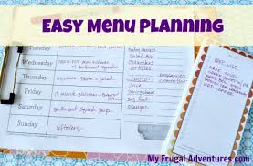 Check out our meal plan worksheet selection for the very best in unique or custom, handmade pieces from our shops. How To Start Weekly Menu Planning Free Menu Plan Worksheet My Frugal Adventures