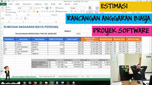 Kelebihan lainnya pada excel ialah dapat digunakan dengan program lainnya. Membuat Rancangan Anggaran Biaya Rab Proyek Software Youtube