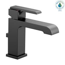 Maybe you would like to learn more about one of these? Delta Ara Single Hole Single Handle Bathroom Faucet With Metal Pop Up In Matte Black 567lf Blmpu The Home Depot