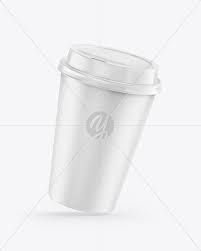 Download Paper Coffee Cup Mockup In Cup Bowl Mockups On Yellow Images Object Mockups PSD Mockup Templates