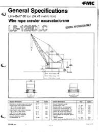 Linkbelt excavator full set manual dvd. Link Belt Ls 128dlc Specifications Cranemarket