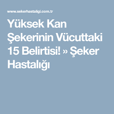 Yuksek Kan Sekerinin Vucuttaki 15 Belirtisi Seker Hastaligi Kan Sekeri Seker Hastaligi Seker