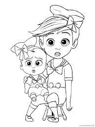 The boss baby coloring printables. Boss Baby Coloring Pages Tv Film The Boss Baby 2 Printable 2020 01297 Coloring4free Coloring4free Com