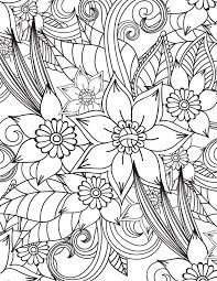Imprimer Des Coloriages Tres Difficile Motif Fleurs Coloriage Motif Fleurs Coloriage A Imprimer