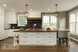 When combined with the white walls they seemingly disappear, which makes the kitchen appear bright and uncluttered. White Cabinets Archives Wood Countertop Butcherblock And Bar Top Blog