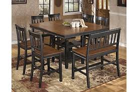 Ashley Furniture Counter Height Dining Room Tables Dining Table Square Kitchen Tables