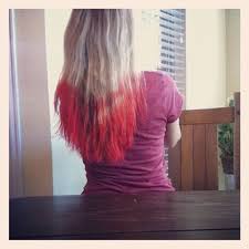 Kool Aid Hair Dye 2 Packets Of Strawberry 2 Tsp Of Vinegar 1 Cup Water In Microwave For 1 Minute Soak Ends For T Kool Aid Hair Dyed Hair Vinegar For Hair