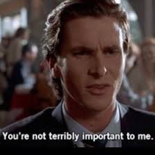 Pin By Hana On Life American Psycho Christian Bale Psycho Quotes
