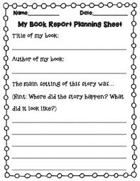 Perfect 2nd grade book report: Book Report Template For 2nd Grade Printable