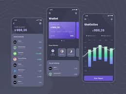 Finance App Dark View Finance App Ios App Design App Design