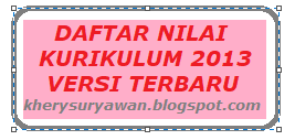 Format daftar nilai siswa smp. Daftar Nilai K13 Versi Terbaru Jenjang Sd Smp Sma Smk Kherysuryawan Id