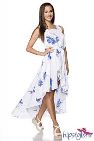 Die klassiker bieten zahlreiche designmöglichkeiten und begleiten sie. Feminines Sommerkleid Mit Schleppe Weiss In Wickeloptik