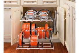 Tray dividers, spice racks, cookware dividers and hanging baskets declutter frequently used cabinets or pantries. Cabinet Accessories Lakeside Cabinets And Woodworking