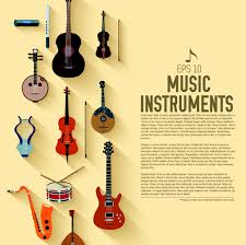Download the perfect music instrument pictures. Creative Music Instruments Background Vector Graphics 03 Free Download
