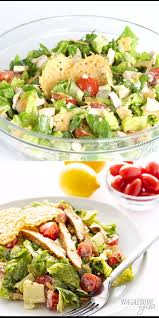 Low Carb Keto Caesar Salad Recipe With Chicken Video In 2020 Ceasar Salad Recipe Caesar Salad Recipe Homemade Salads