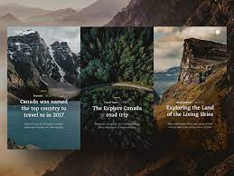 Split Screen Navigation Concept Web Layout Design Interactive Design Travel Website Design