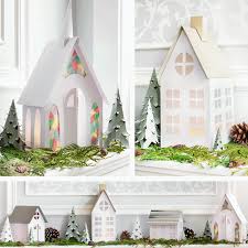 Download Christmas Village Houses Paper Craft Free Templates Heart Filled Spaces