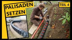 Wer in seinem garten nicht nur rasen haben will, legt beete an. Beeteinfassung Aus Beton Palisaden Selber Bauen So Geht S Teil 4 5 Youtube