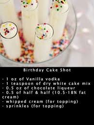 Birthday cakes can sometimes look tricky to make at home but we've got lots of easy birthday cake recipes and ideas for amateur bakers to make. Birthday Cake Shot Lip Service By Mel Birthday Cake Shots Cake Shots Cake Vodka