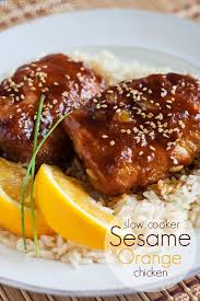 Sesame Orange Chicken The Recipe Critic Recipes Food Slow Cooker Recipes