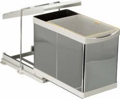 Cos De Gunoi Incorporabil Patty Automatic Colectare Selectiva Cu 2 Recipiente 1 X 16 Litri Si 1 X 8 Litri Max 5651