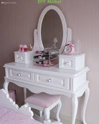 Makyaj Masasi Yatak Odasi Pembe Country Diy Mobel Kids Bedroom Furniture Girls Kids Bedroom Furniture Trendy Kids Bedroom