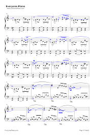 Libertango Astor Piazzolla Stave Preview Piano Sheet Music Learn Piano Sheet Music
