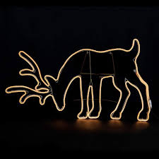 mit gestell led silhouette neoled rentier von best season led adventfenster rentiere