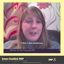 Emma Roddick MSP
