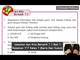 Maybe you would like to learn more about one of these? Jawaban Ayo Kita Berlatih 7 1 Bab 7 Halaman 117 Kelas 7 Garis Dan Sudut Youtube