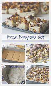 Frozen Honeycomb Slice Desserts Easy Homemade Ice Cream Maple Ice Cream Recipe