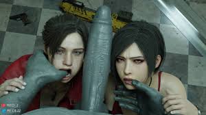Rule34 - If it exists, there is porn of it  ada wong, claire redfield, mr x,  tyrant  5839397